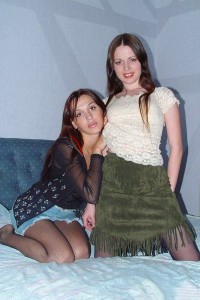 Две подружки в колготках photo #2
